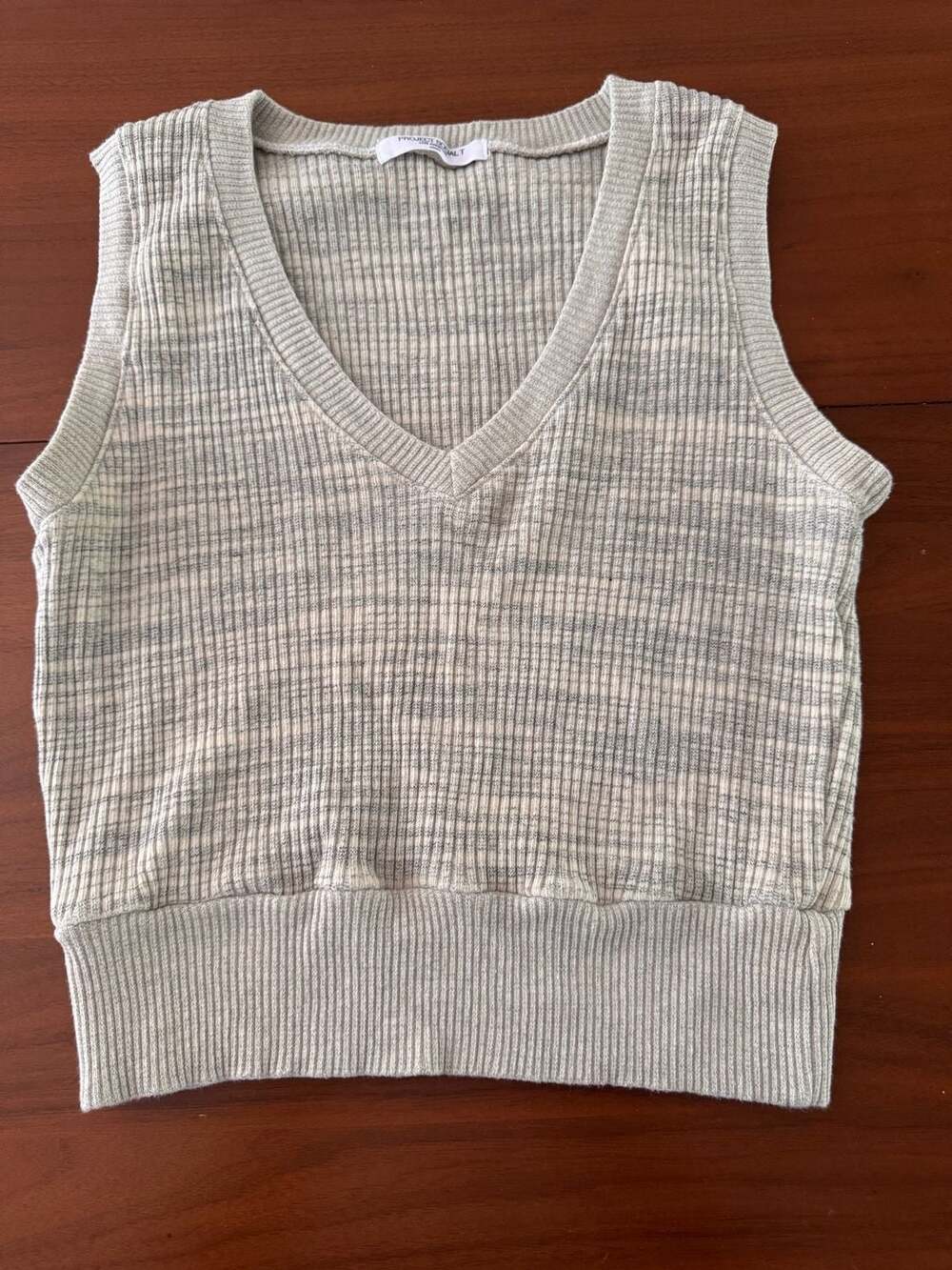 Kamora Cozy Scoop Neck Vest –cottagecore coastal vibes